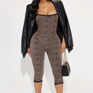 Night on Fire Capri Jumpsuit